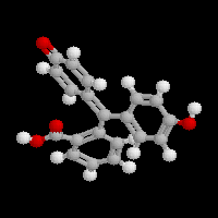 Phenolphthalein in base (click to display its Chime image)