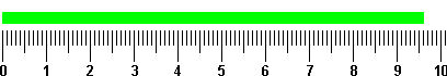 Centimetre ruler