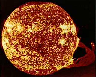 Solar flare (NASA photo)
