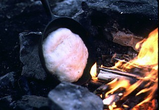 Baking bannock